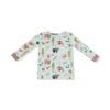 American Woodland Animals Bamboo Viscose Loungewear Set available at Blossom