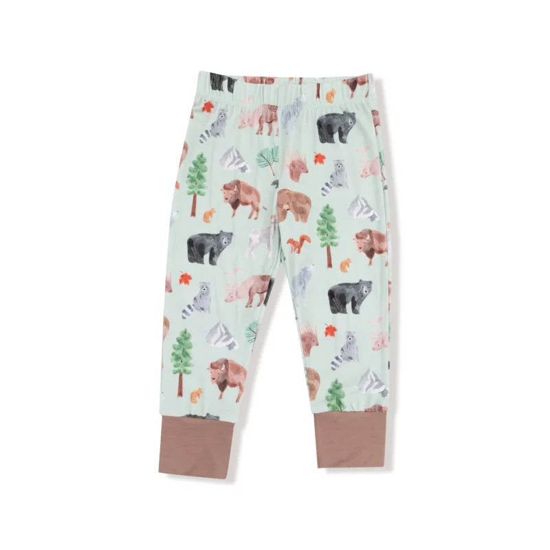 American Woodland Animals Bamboo Viscose Loungewear Set