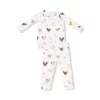 Collector Chickens Bamboo Viscose Loungewear Set from Angel Dear