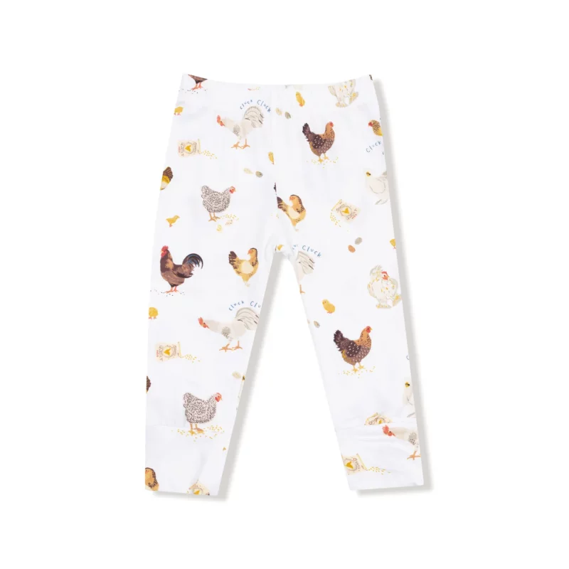 Collector Chickens Bamboo Viscose Loungewear Set available at Blossom