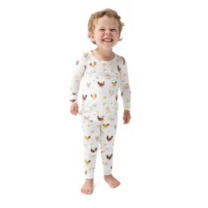 Angel Dear Collector Chickens Bamboo Viscose Loungewear Set