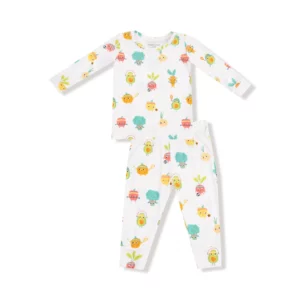 Angel Dear Crunch Munch Veggie Sports Bamboo Viscose Loungewear Set