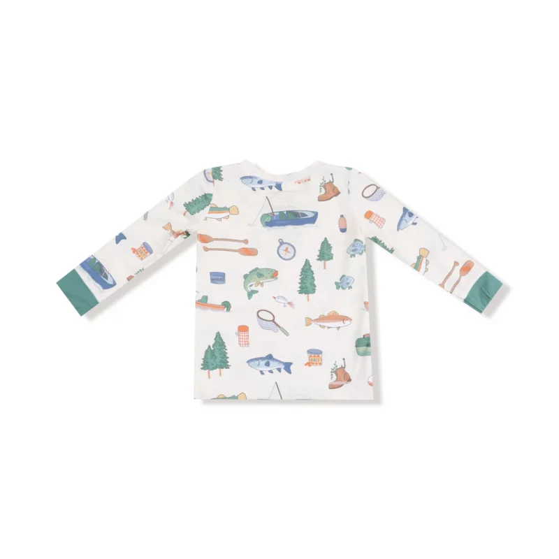Fishing Things Bamboo Viscose Loungewear Set from Angel Dear