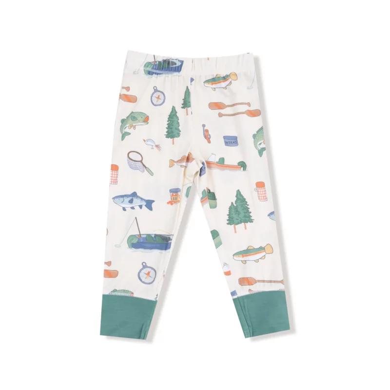 Fishing Things Bamboo Viscose Loungewear Set available at Blossom