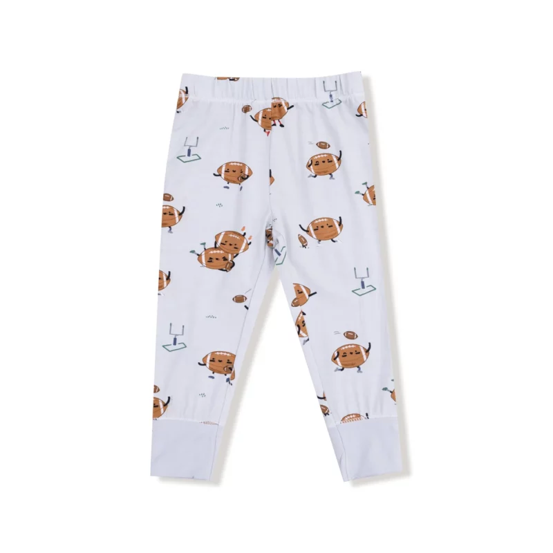 Footballs Playing Football Bamboo Viscose Loungewear Set available at Blossom