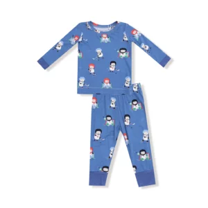 Angel Dear Snow Folks Ice Hockey Bamboo Viscose Loungewear Set
