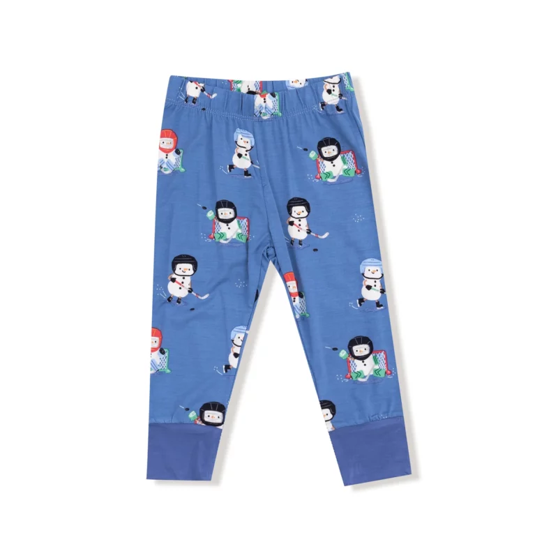 Snow Folks Ice Hockey Bamboo Viscose Loungewear Set available at Blossom