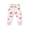Horses on Pink  Bamboo Viscose Loungewear Set available at Blossom
