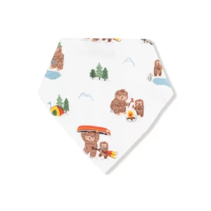 Angel Dear Bigfoot Camping Bamboo Viscose Bandana Bib