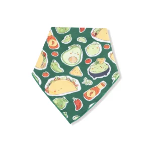Angel Dear Happy Tacos Bamboo Viscose Bandana Bib