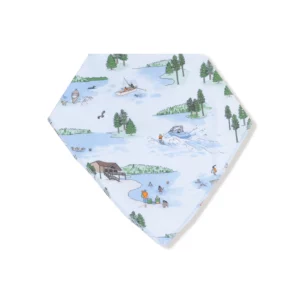 Angel Dear Lake Life Bamboo Viscose Bandana Bib