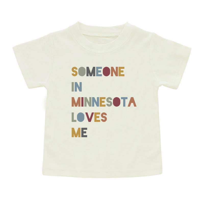Emerson and Friends Someone in Minnesota Short Sleeve Cotton T-Shirt