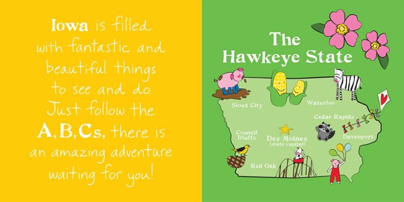 ABCs of Iowa made by Sourcebooks