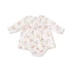 Angel Dear Floral Owl Families Smocked Ruffle Skirted Bubble