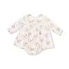 Floral Owl Families Smocked Ruffle Skirted Bubble from Angel Dear