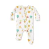 Angel Dear Crunch Munch Veggie Sports Bamboo Viscose Zipper Footie