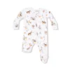 Angel Dear Farm Sounds Bamboo Viscose Zipper Footie