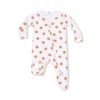 Little Pumpkins Ribbed Modal Zipper Footie from Angel Dear