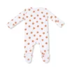 Little Pumpkins Ribbed Modal Zipper Footie