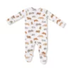 Napping Puppies Bamboo Viscose Zipper Footie