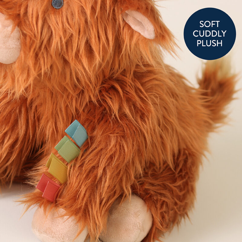 Sweetie Snuggles Wyatt The Highland Cow Plush Toys