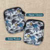 Dragon Trio E-reader Pouch From Fourth Wing made by Kingdom of Threads