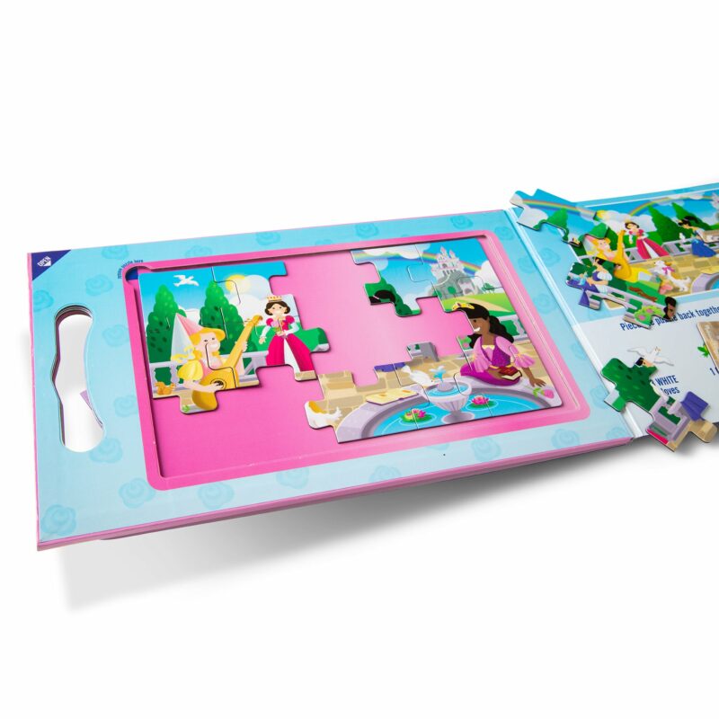 Melissa & Doug Take Along Magnetic Jigsaw Puzzles Princesses Toys