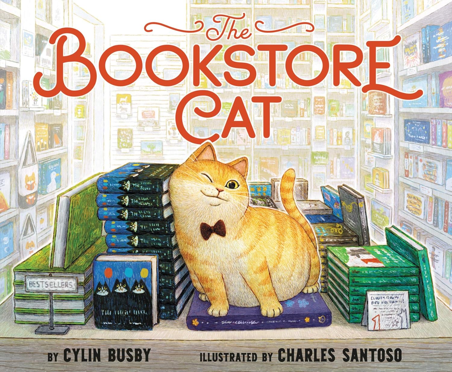 HarperCollins The Bookstore Cat Hardcover Book