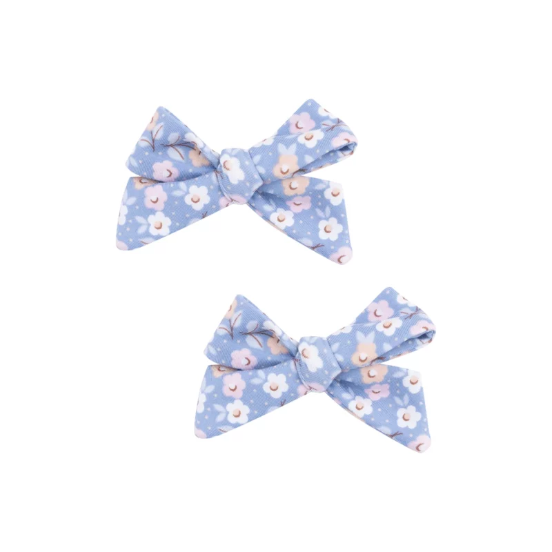 Country Calico Bow Clips - 2 Pack from Angel Dear