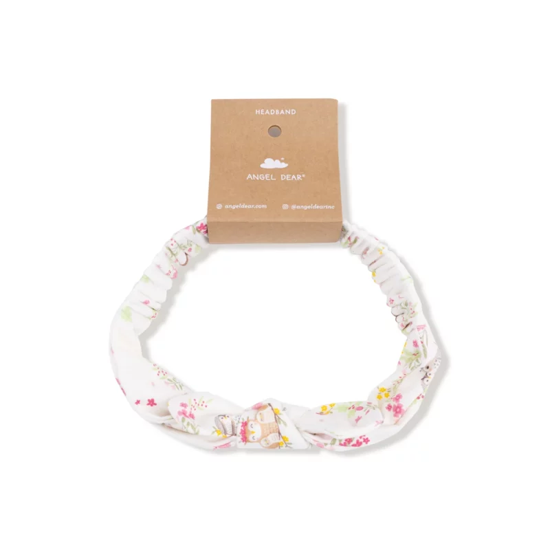 Angel Dear Floral Owl Families Knot Headband