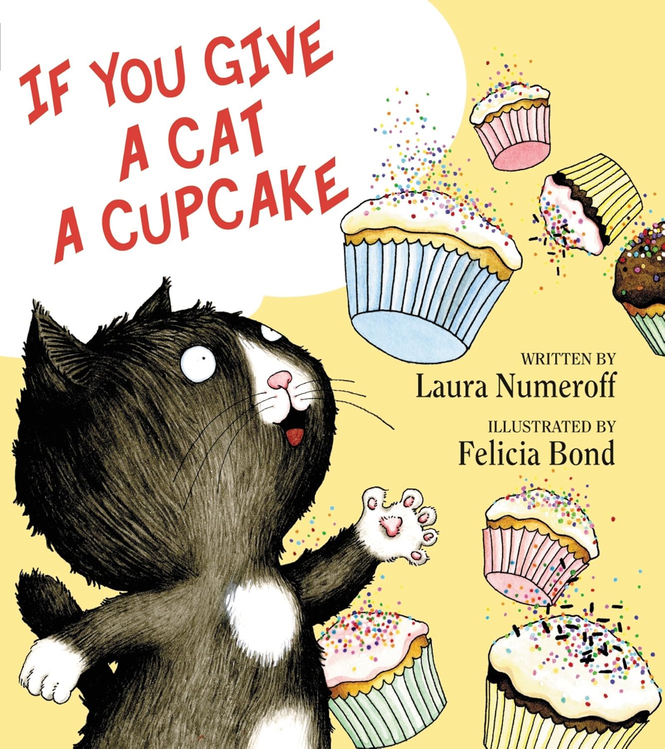 HarperCollins If You Give a Cat a Cupcake Hardcover Book