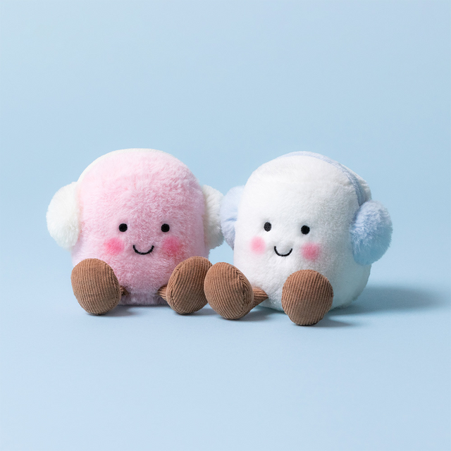 Amuseables Toastie Pink and White Marshmallows from Jellycat