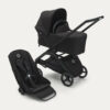 Bugaboo-Bassinet-and-Seat-Stroller-black-chassis-midnight-black-fabrics-midnight-black-sun-canopy-x-PV006715-01 Bugaboo Dragonfly 2-in-1 Stroller Bundle