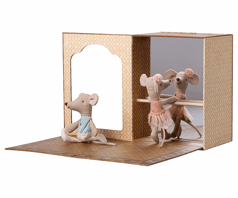 Maileg Ballet Mice In Dance Studio For Little Sister and Brother