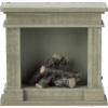 Maileg Fireplace For Miniature In Dusty Green