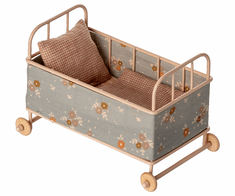Maileg Cot Bed For Micro In Powder