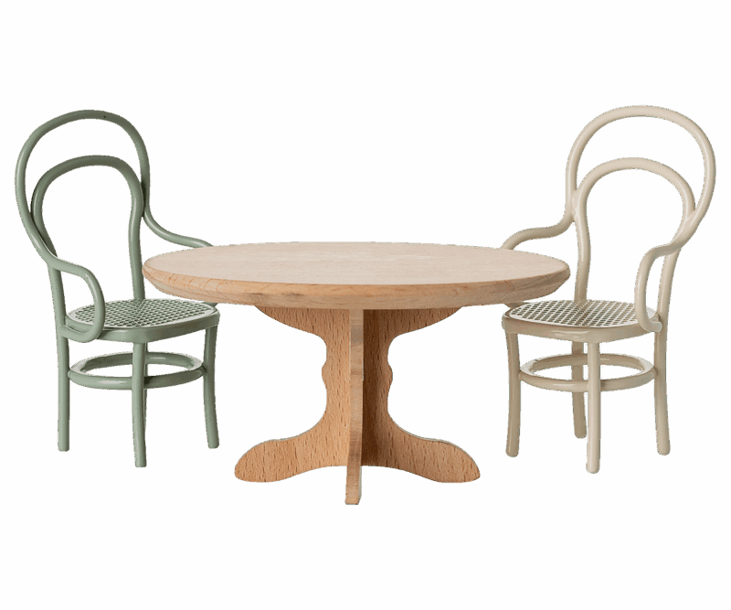 Maileg Oval Dining Table For Mouse In Nature