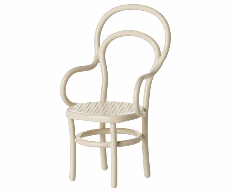 Maileg Vintage Chair For Mouse In Off White