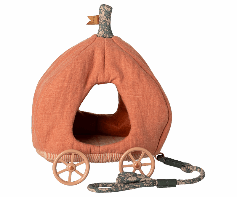 Maileg Pumpkin Carriage For Mouse