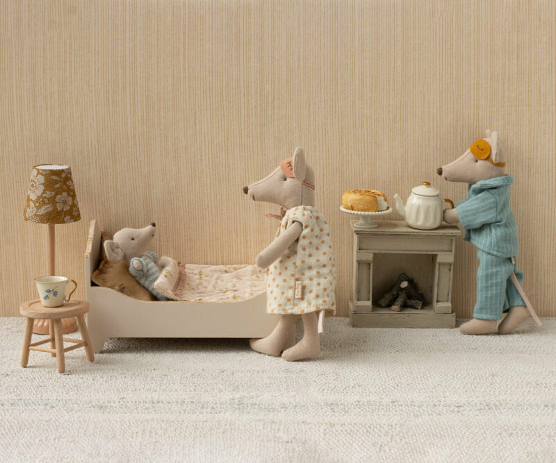 Bed For Mouse In Off White from Maileg