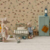 Vintage Single Bed For Mouse In Mint from Maileg