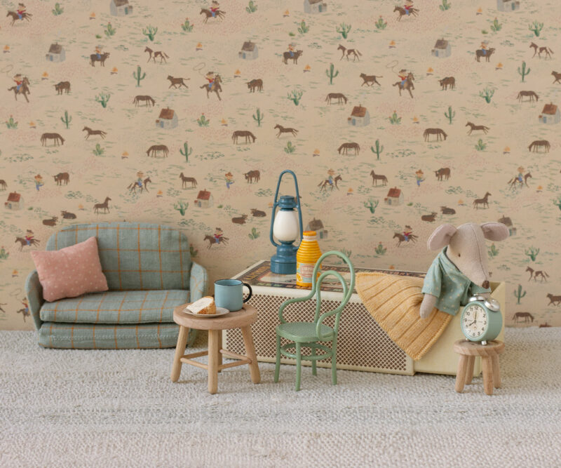 Vintage Chair For Mouse In Mint from Maileg