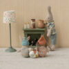 Fireplace For Miniature In Dusty Green from Maileg
