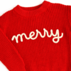 Merry Red Knit Sweater