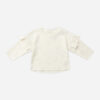 Ruffle Long Sleeve Tee in Snow Owls from Quincy Mae