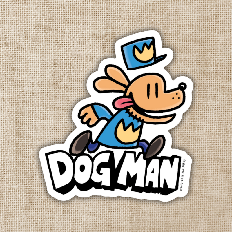 Kingdom of Threads Dog Man Sticker