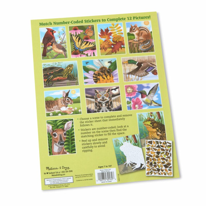 Melissa & Doug Mosaic Sticker Pad Nature part of our  collection