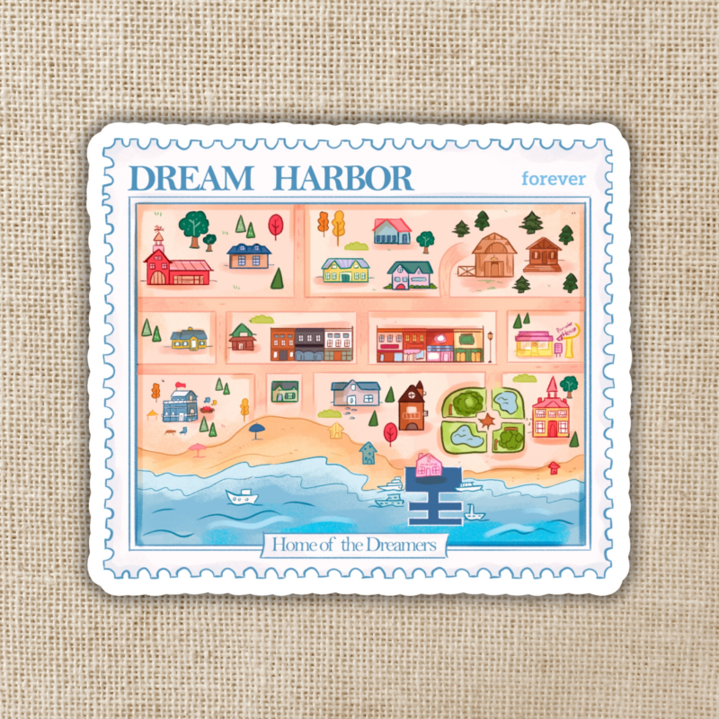 Kingdom of Threads Dream Harbor Collector’s Stamp Sticker