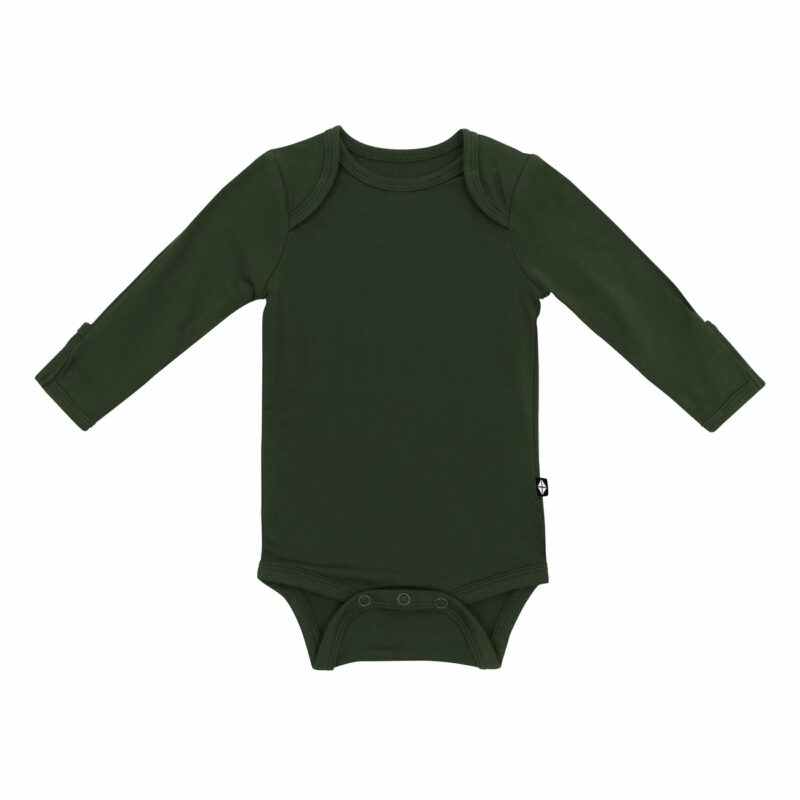 Long Sleeve Bodysuit in Fir from Kyte BABY