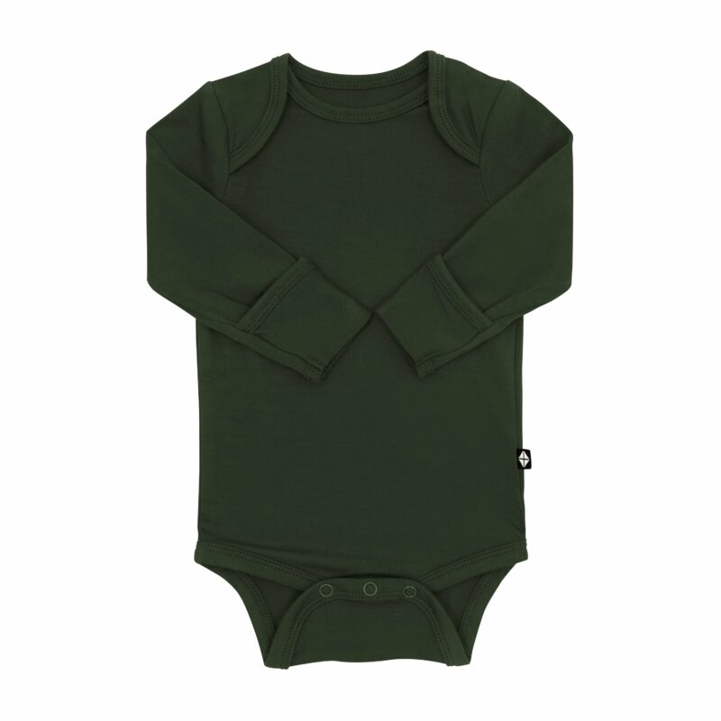Long Sleeve Bodysuit in Fir